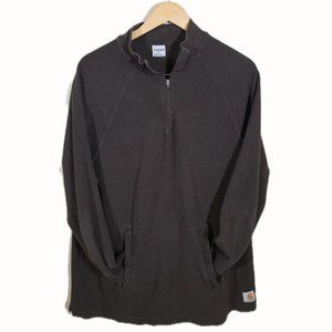 Carhartt Brown waffle long sleeve w/ pockets